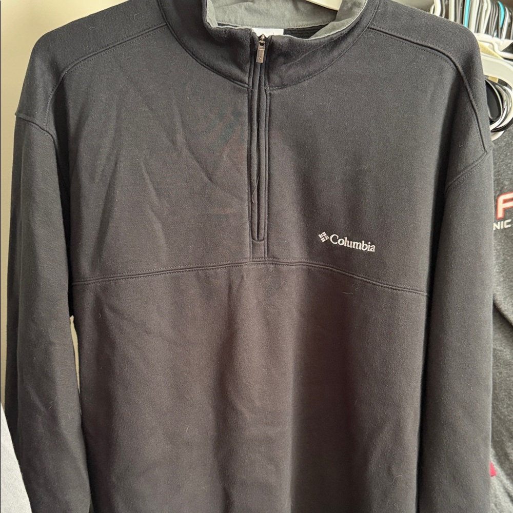 Columbia Black Quarter-Zip Fleece
